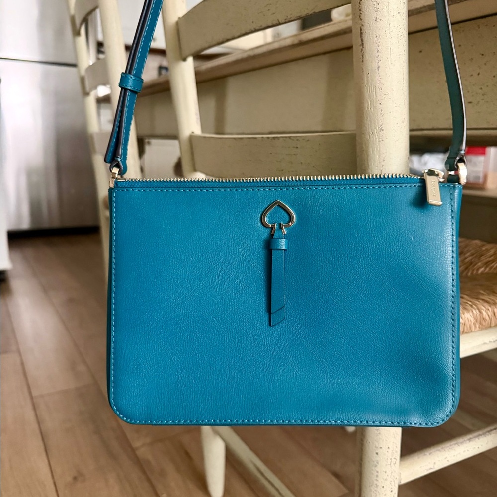 Kate Spade Teal Leather Crossbody